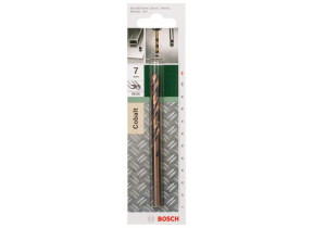 Bosch 2609255077 Foret à métaux rectifié HSS-Co DIN 338 - Longueur 109 mm - Diamètre 7 mm