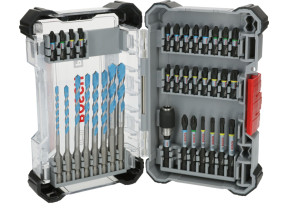 Bosch 35x pro impact mixed set, 35 pièces (pour béton, carreaux tendres, 200 x 107 mm, professional accessoire visseuse, visseuse) 2608521U82