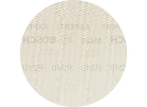 Bosch 50x abrasifs réticulés expert m480 (pour peinture sur bois, bois dur, ø 150 mm, grain 240, professional accessoire ponceuse excentrique, ponceuse excentrique) 2608900704