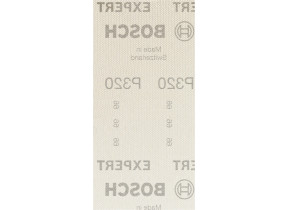 Bosch 50x abrasifs réticulés expert m480 (pour peinture sur bois, bois dur, ø 93x186 mm, grain 320, professional accessoire ponceuse excentrique) 2608900759