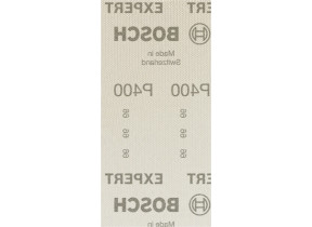 Bosch 50x abrasifs réticulés expert m480 (pour peinture sur bois, bois dur, ø 93x186 mm, grain 400, professional accessoire ponceuse excentrique) 2608900760