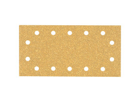Bosch 50x feuilles abrasives expert c470 à 14 trous (pour peinture sur bois, bois dur, ø 115x230 mm, grain 40, professional accessoire ponceuse excentrique) 2608900942