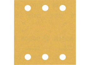 Bosch 50x feuilles abrasives expert c470 à 6 trous (pour peinture sur bois, bois dur, ø 115x107 mm, grain 180, professional accessoire ponceuse excentrique) 2608901658