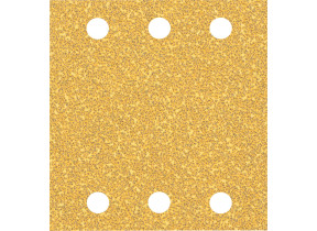 Bosch 50x feuilles abrasives expert c470 à 6 trous (pour peinture sur bois, bois dur, ø 115x107 mm, grain 40, professional accessoire ponceuse excentrique) 2608901654
