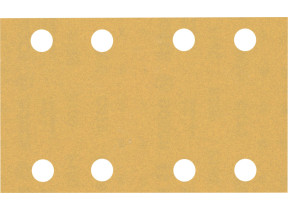 Bosch 50x feuilles abrasives expert c470 à 8 trous (pour peinture sur bois, bois dur, ø 80x133 mm, grain 180, professional accessoire ponceuse excentrique) 2608901664