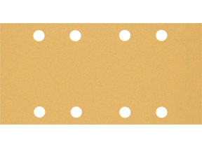 Bosch 50x feuilles abrasives expert c470 à 8 trous (pour peinture sur bois, bois dur, ø 93x186 mm, grain 80, professional accessoire ponceuse excentrique) 2608900937