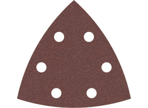 Bosch 5x disque de ponçage pro f460 pour outils multifonctions (pour peinture sur bois, bois dur, ø 93x93 mm, grain 180, professional accessoire outil multifonction, ponceuse delta) 2608621688