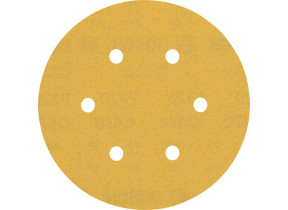 Bosch 5x feuilles abrasives expert c470 à 6 trous (pour peinture sur bois, bois dur, ø 150 mm, grain 320, professional accessoire ponceuse excentrique, ponceuse excentrique) 2608900820