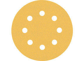 Bosch 5x feuilles abrasives expert c470 à 8 trous (pour peinture sur bois, bois dur, ø 115 mm, grain 120, professional accessoire ponceuse excentrique, ponceuse excentrique) 2608900797
