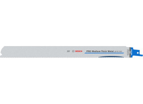 Bosch 5x lame de scie sabre pro medium-thick metal precise s1237bef (pour profilés et tuyaux en métal, métaux non ferreux, longueur 300 mm, professional accessoire scie sabre) 2608658996