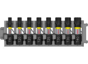 Bosch 8x embout pro torx impact (170 x 70 mm, professional accessoire visseuse, visseuse) 2608522322