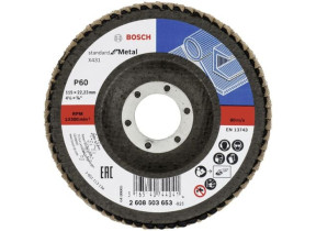 Bosch Accessories 2608603653 X431 Disque segmenté Diamètre 115 mm Ø de perçage 22.33 mm acier 1 pc(s) X985442