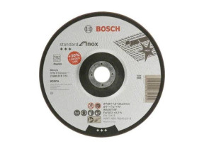 BOSCH ACCESSORIES STANDARD FOR INOX 2608619772 DISQUE À TRONÇONNER À MOYEU DÉPORTÉ 180 MM 1 PC(S) ACIER