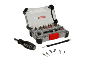 Bosch lot de 43 embouts de tournevis de précision avec support d\'extension flexible 2607002837