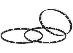 Bosch Outillages 2600290026 Brosse de rechange Pour modèle GBR 14- Lot de 3 Gris