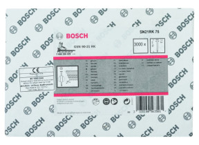 Bosch Outillages 2608200029 Clous à tête ronde 21° Lisse 75 mm