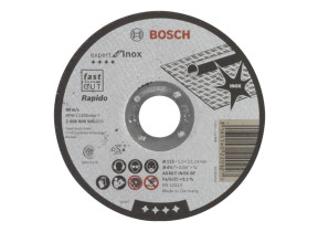 Bosch Outillages 2608600545 Disque à Tronçonner à moyeu plat expert for inox rapido 60 T inox BF 115 mm 1,0 mm