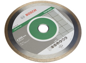 Bosch Outillages 2608602537 Disque à tronçonner diamanté standard for ceramic 200 x 25,40 x 1,6 x 7 mm