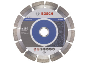 Bosch Outillages 2608602600 Disque à tronçonner diamanté standard for stone 180 x 22,23 x 2 x 10 mm