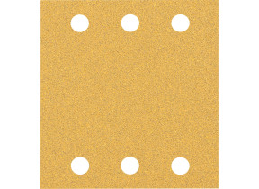 Bosch Outillages 2608901668 Papier abrasif pour ponceuse vibrante Grain 60, 120, 180 (L x l) 107 mm x 115 mm 1 set
