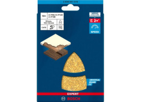 Bosch Outillages 2608901676 Papier abrasif pour ponceuse multifonction Grain 40 (L x l) 102 mm x 93 mm 10 pc(s) C292782