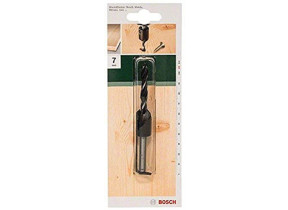 Bosch Outillages 2609255220 Mèches à bois hélicoïdale avec fraise à lamer 90° avec pointe de centrage Diamètre 7,0 mm Longueur 105 mm