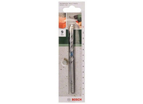 Bosch Outillages 2609255409 Foret à béton ISO 5468 Diamètre 9 mm Longueur 120 mm Diamètre queue 8 mm