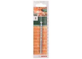 Bosch Outillages 2609255426 Foret à matériaux ISO 5468 Diamètre 6 mm Longueur 100 mm Diamètre queue 4,8 mm