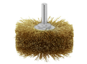 Bosch Outillages 2609256541 Brosse de cérusage pour Perceuse Fils ondulés laitonnés 8 x 80 mm