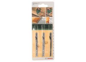 Bosch Outillages 2609256788 Assortiment de lames de scie sauteuse Bois 3 pièces