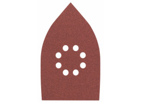 Bosch outillages feuille abrasive pour ponceuses multi, 120 grain, 100mm x 170mm, lot de 5 2608605185