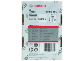 Bosch outillages pointe à tête fraisée, grey, sk50 16g 1,2 mm, 16 mm 2608200511