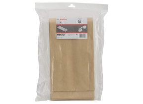 Bosch outillages sac-filtre en papier (5 pièces, pour gas 55, dans sac en plastique) 2607432036