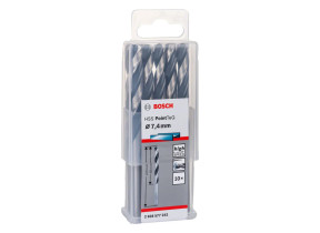 Bosch professional 10x forets hélicoïdaux hss pointteq (pour métal, 7,4 x 69 x 109 mm, accessoires pour perceuses-visseuses) 2608577242