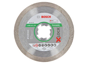 Bosch professional 1x disque à tronçonner diamanté x-lock best for hard ceramic (pour carrelages durs, 125 x 22,23 x 1,4 x 10 mm, accessoires pour meleuses angulaires) 2608615136