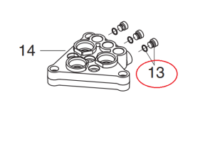 Bouchon joint torique hp pro 6528586
