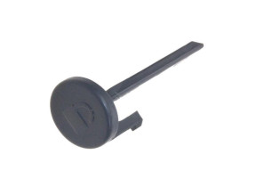 Bouton de verrou gris MS-0678645