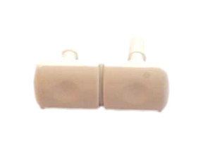 Bouton double blanc 75X5603