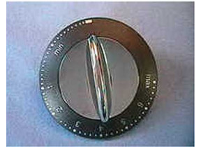 Bouton gris chromé sans pulse KW660056