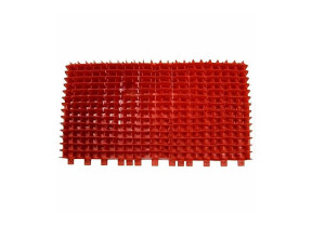 Brosse pvc diag - rouge 6101303