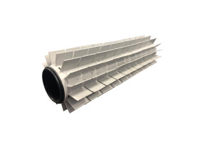 Brosse pvc om line grise 6130000