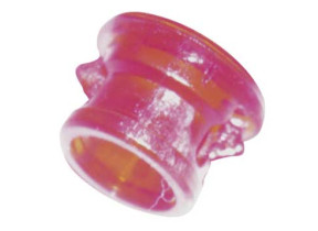 Cabochon rouge d.ext.9mm (d.int d5mm) 74X0130