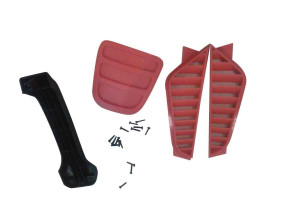 Carter supérieur et ailettes latérales rouges 07740000001