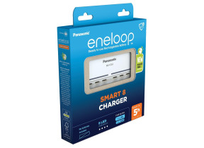 Chargeur intelligent pour batteries 1â€“8 ni-mh aa/aaa blanc BQ-CC63E