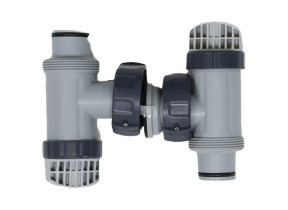 Charnière de porte fixe droite sur moufle 92X2002