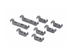 Clips de fixation rabattables de panier inférieur 00611472