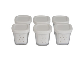 Coffret de 6 pots avec égoutoir delices box XF100101
