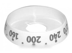 Collerette de thermostat blanc 3154358497