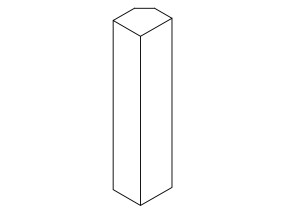 Component 91 jambe gauche / 1 pied gauche 208A19164E9