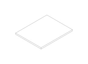 Composant 11 – séparateur bas tiroir haut a19128.o.11 pour racine 208A19128O11